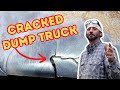 Repairing A Cracked Dump Truck Using Texas Tig To Weld Thin Metal