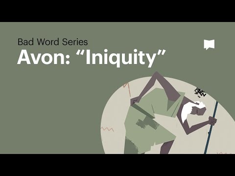 Word Study: Avon - Iniquity