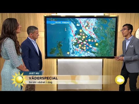 Väderspecial: Här blir det fint väder – här blir det kasst  - Nyhetsmorgon (TV4)