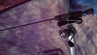 DIY ice-fishing rod holder