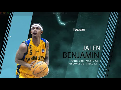 Jalen Benjamin - Iskra Svit, midseason highlights 2024/2025