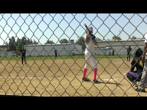 Danielle Lung Fresno Force 16u homerun summer 2015