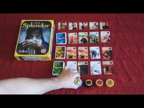SPLENDOR Board Game Quick Walkthrough w/ Doron