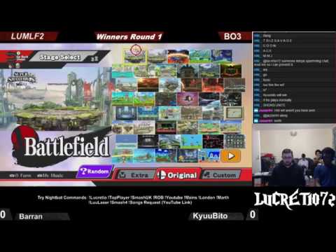 LUMLF2 Barran (Bayonetta) Vs Kyuu (Sheik) WR1