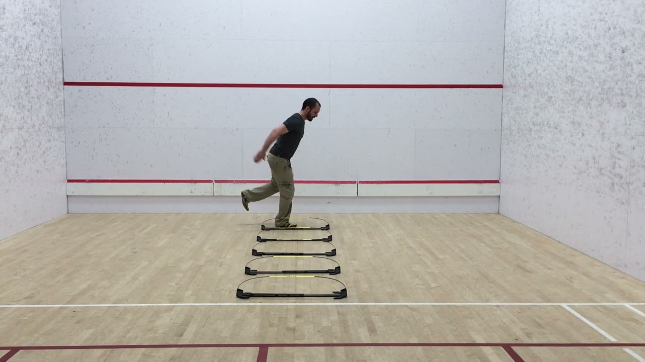5. Low Hurdle Lateral Hop (Side View)