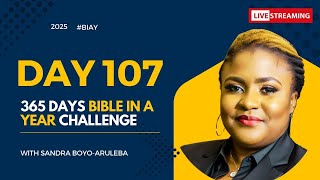 Day 107 of 365 Days Bible Challenge.  April 17th, 2025