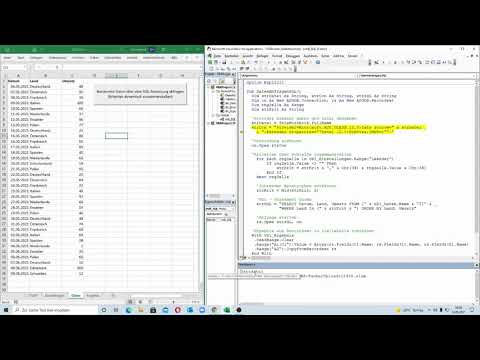 Video 256: Excel-VBA: Der Länder-Report: Kriterien für eine SQL-Abfrage dynamisch zusammenstellen
