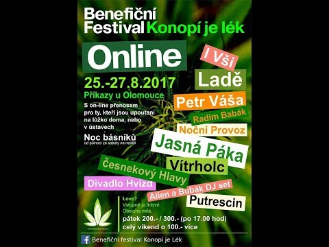 Vítrholc - Konopí je lék – živé vysílání (Vítrholc od cca 3:40:00)