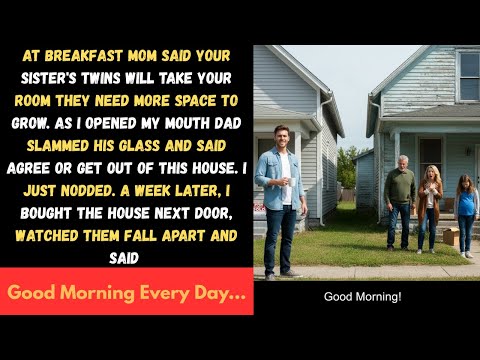 [ Full Story ] At Breakfast Mom Said Your Sister's Twins Will Take Your Room They Need More Space...