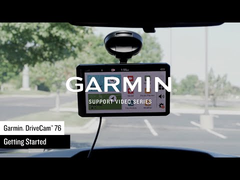 Garmin DriveCam™ 76 7 col. GPS palydovinės navigacijos įrenginys su integruotu vaizdo registratoriumi video