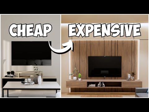 TV Wall DESIGN IDEAS from CHEAP to EXPENSIVE / Media Wall / TV Cabinet Design