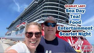 Download Lagu Scarlet Lady last SEA DAY: TEA TIME, Scarlet Night, ENTERTAINMENT, FOOD #lifewithfavor #virgin Thumbnail