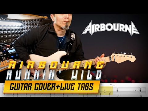 Runnin' Wild | Airbourne | Guitar cover + live tabs | standard tuning