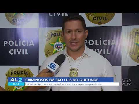 Vídeos mostram criminosos armados circulando por São Luís do Quitunde - 21/01/2026