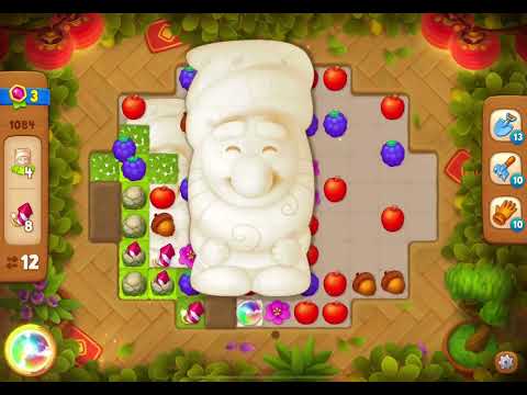 GardenScapes Level 1084 no boosters (20 moves)