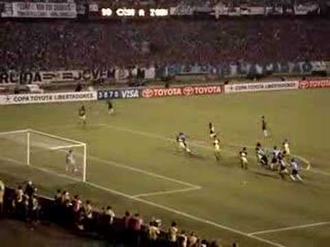 Grêmio 0x2 Boca - Libertadores 2007 bola na trave Schiavi