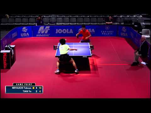 2015 US Open - U2400 Singles Final: Miyauchi Takuya vs. Tian Ye