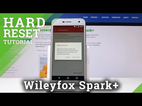 How to Hard Reset Wileyfox Spark+ - Factory Reset Learn more: