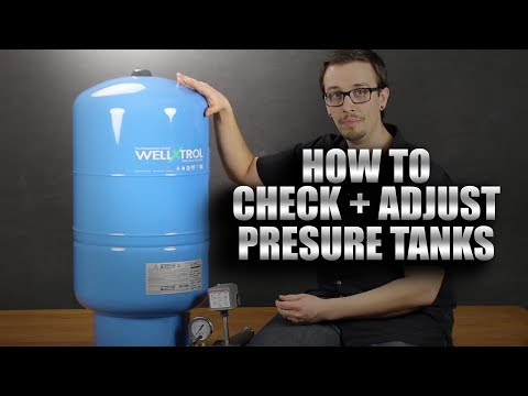 How to Check and Adjust Pressure Tanks Video