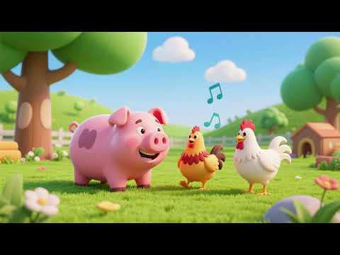 Moo Moo Piggy Cluck Cluck Song | Nursery Rhymes & Kids Animal Song