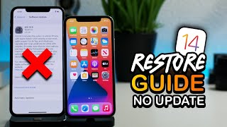 How To Restore iOS 14 Without Updating iPhone / iPad
