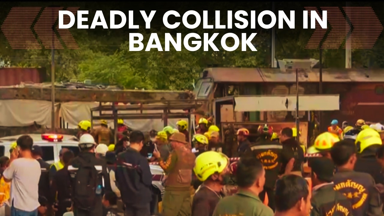 Bangkok Train Crash LIVE: Deadly Train Collision in Thailand | 8 Casualties Reported
