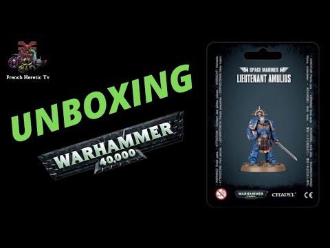 UNBOXING WARHAMMER 40K - LIEUTENANT AMULIUS