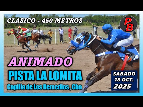 ANIMADO: PISTA LA LOMITA - CAPILLA DE LOS REMEDIOS, CORDOBA (18-10-2025)