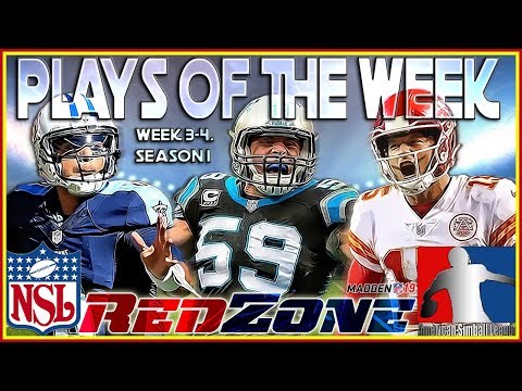 NSL/ASL Top Plays of Weeks 3 and 4, Season 1: Madden 19