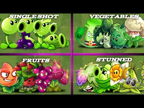 Random 4 Team With 4 Plants Battles - WHO WILL WIN ??