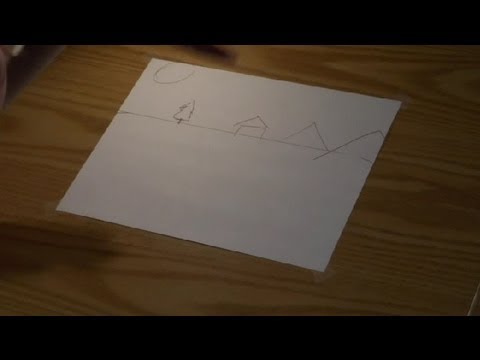 How to Establish a Horizon Line in a Landscape Painting : Art Techniques