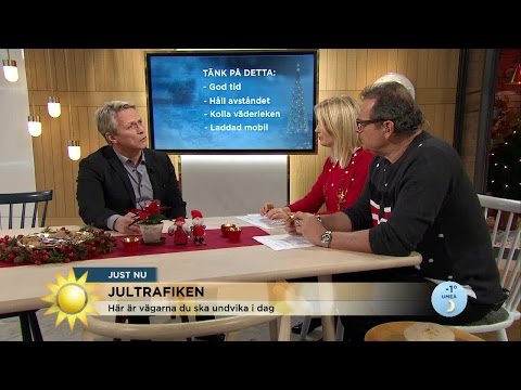 Se upp i jultrafiken – Det här ska du tänka på - Nyhetsmorgon (TV4)