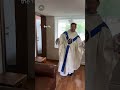 Sorry Mass was late, Fr. Mike was throwing a fit #shorts