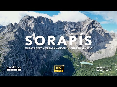 SORAPÍS LOOP | Berti Via Ferrata, Vandelli Via Ferrata, Carlo Minazio Trail | Dolomites [5K]