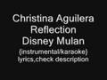Christina Aguilera - Reflection {instrumental ...