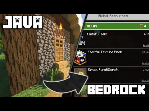 How To Convert Java Texture Packs To Bedrock & MCPE • 2023