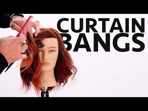 How To Cut Curtain Bangs or "Fringe" | Professional...