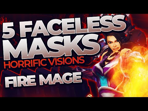 DIDN'T EVEN LUST 5 FACELESS MASK 5 CHEST RUN HORRIFIC VISIONS