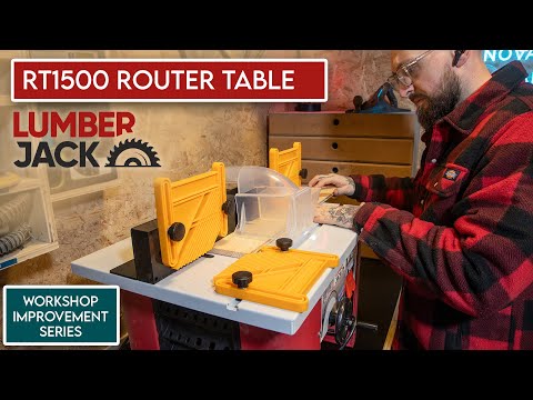 New Router Table for My Workshop! | Lumberjack RT1500 Review & Dust Extraction Test