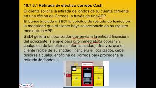 MODULE B 10.7.6.2 CASH WITHDRAWAL CORREOS CASH
