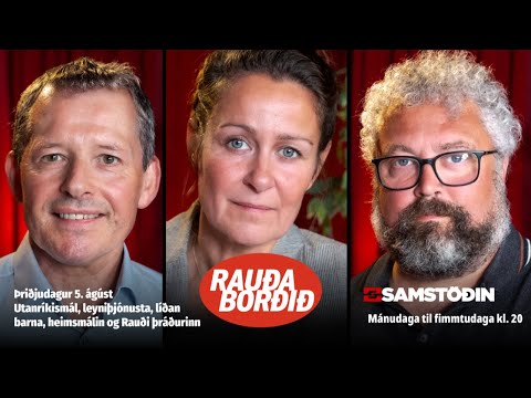 Utanríkismál, leyniþjónusta, líðan barna, heimsmálin og rauði þráðurinn
