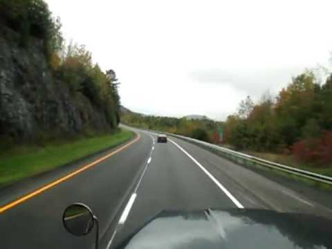 I 91 northbound Vermont USA