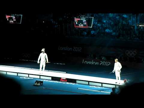 Nikolay Kovalev snaps his sword