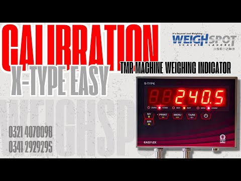 X-Type Easy TMR Weighing Indicator Calibration | Weight Adjustment Setting | 4K | #tmr #amg6.0