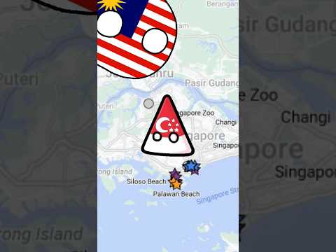 SINGAPORE BIRTHDAY NATIONAL DAY 🎇🎂🎉🥳 | COUNTRYBALLS #singapore #shorts #shortvideo #countryballs