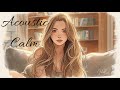 Relaxing Acoustic Music Study Calm Cozy Fireplace Rainy Day Reading Ambience 2 Hour Playlist