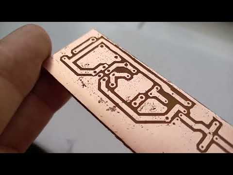 Platinen selber herstellen / Toner-Transfer Methode / Platine selber ätzen Tutorial ELH#204