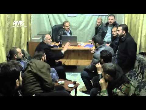 جولة العميد أديب الشلاف على مخافر الشرطة في المناطق المحررة