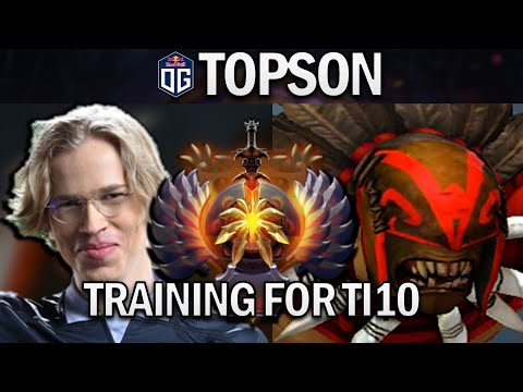 OG.TOPSON BLOODSEEKER - TRAINING FOR TI10 - DOTA 2 7.28 GAMEPLAY