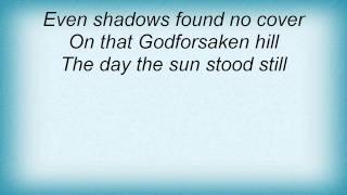 Travis Tritt - The Day The Sun Stood Still Lyrics